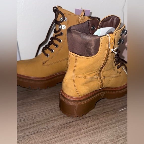 Women’s Marlowe Hiker Ankle Boots with Memory Foam Insole – Wild Fable™ Tan - Picture 4 of 8